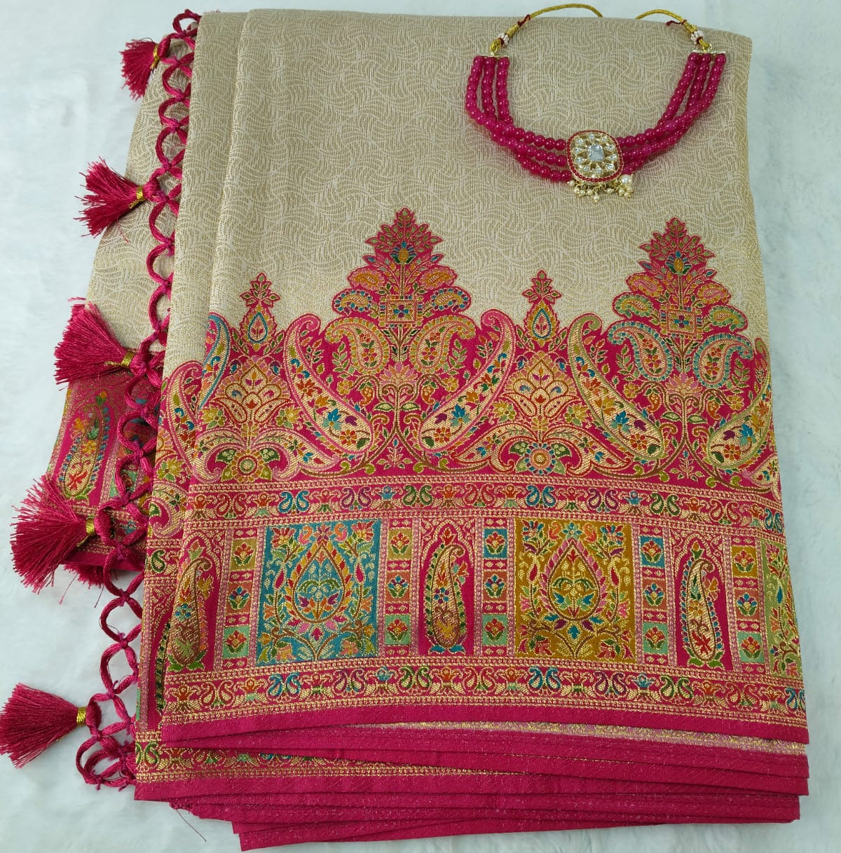 Pure Pashmina Saree(Code PP-01)