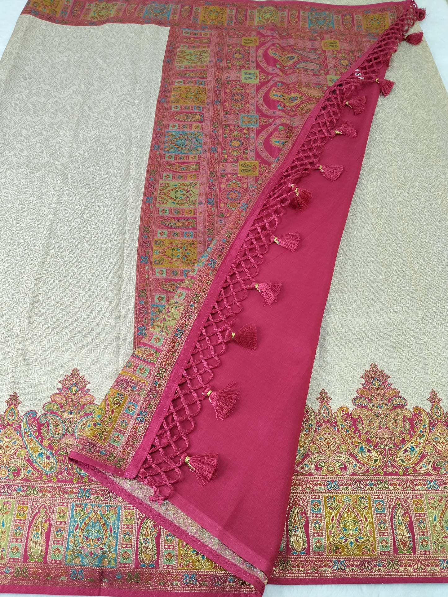 Pure Pashmina Saree(Code PP-01)