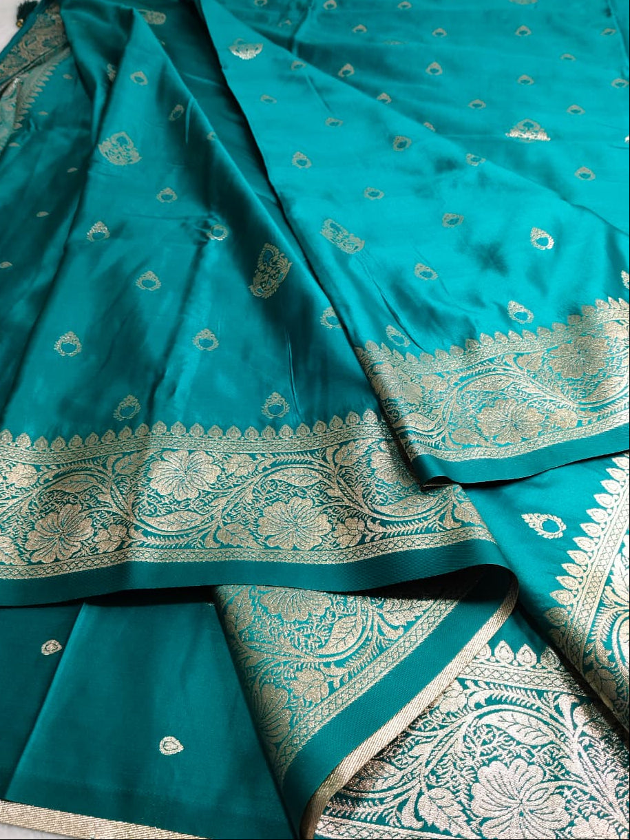 Banarasi Mushroo Silk Saree(Code PS-02)