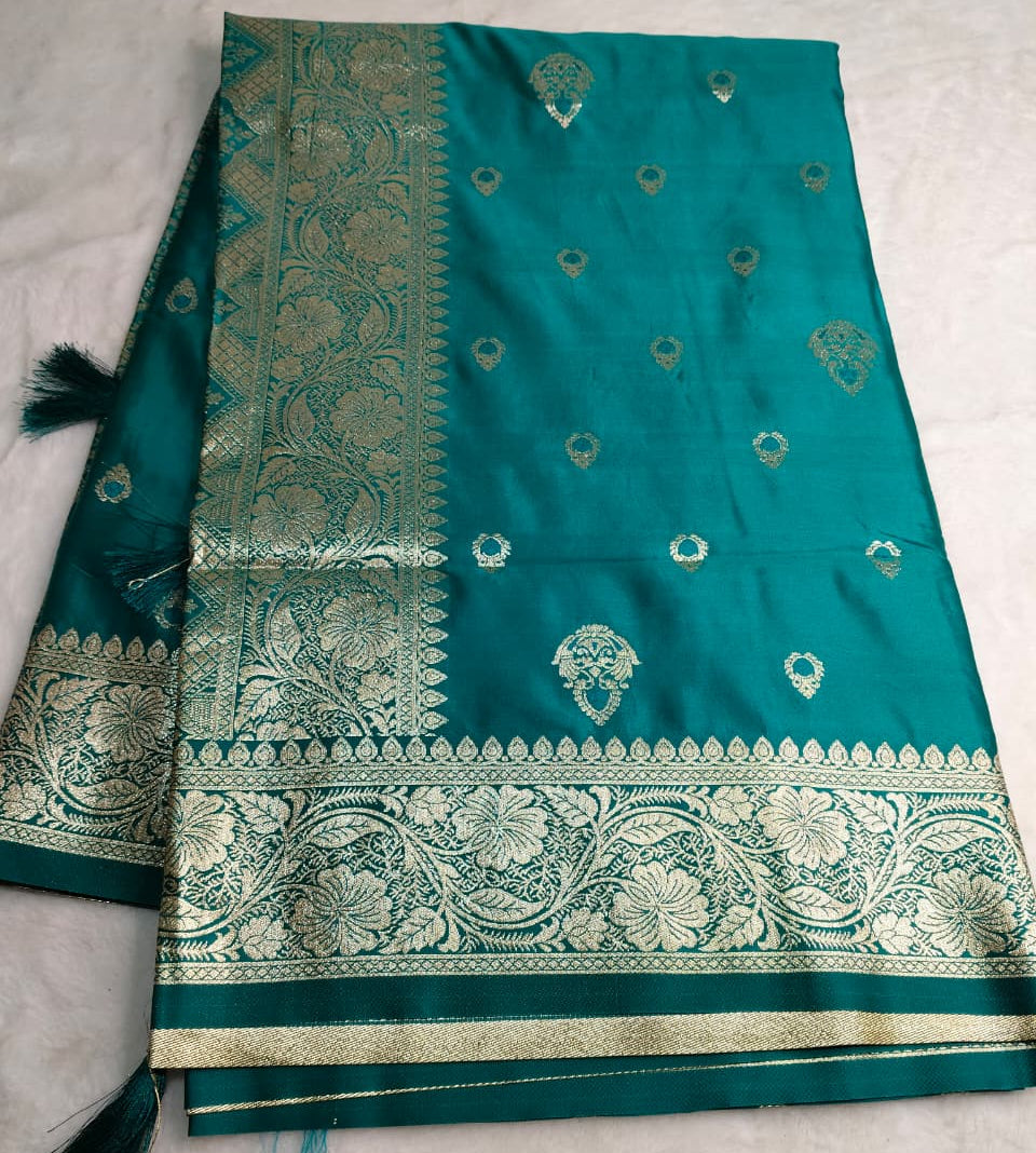 Banarasi Mushroo Silk Saree(Code PS-02)