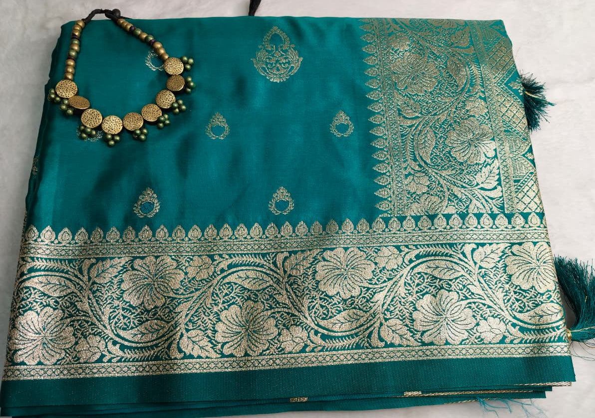 Banarasi Mushroo Silk Saree(Code PS-02)