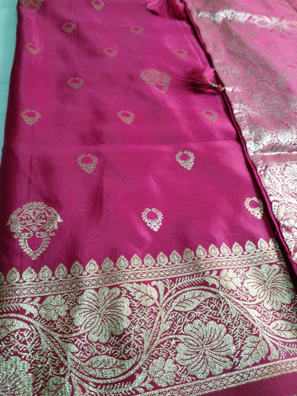 Banarasi Mushroo Silk Saree(Code PS-02)