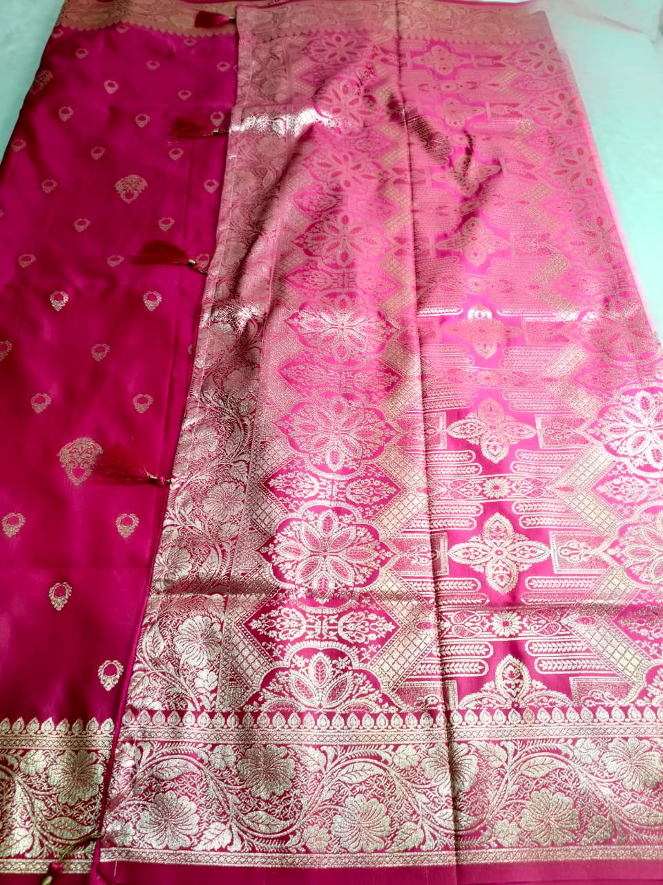 Banarasi Mushroo Silk Saree(Code PS-02)