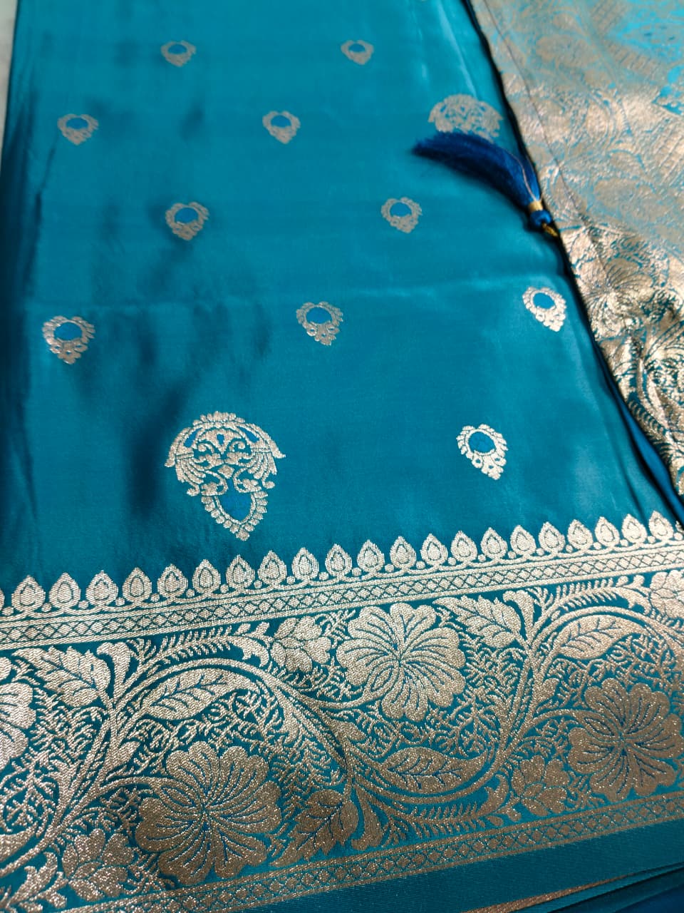 Banarasi Mushroo Silk Saree(Code PS-02)