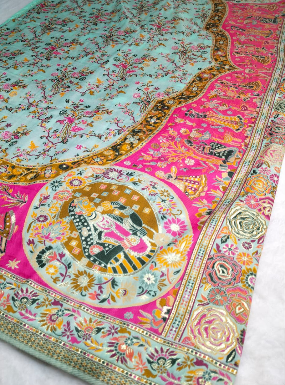 Premium Pashmina Weave Saree(Code PS-01)