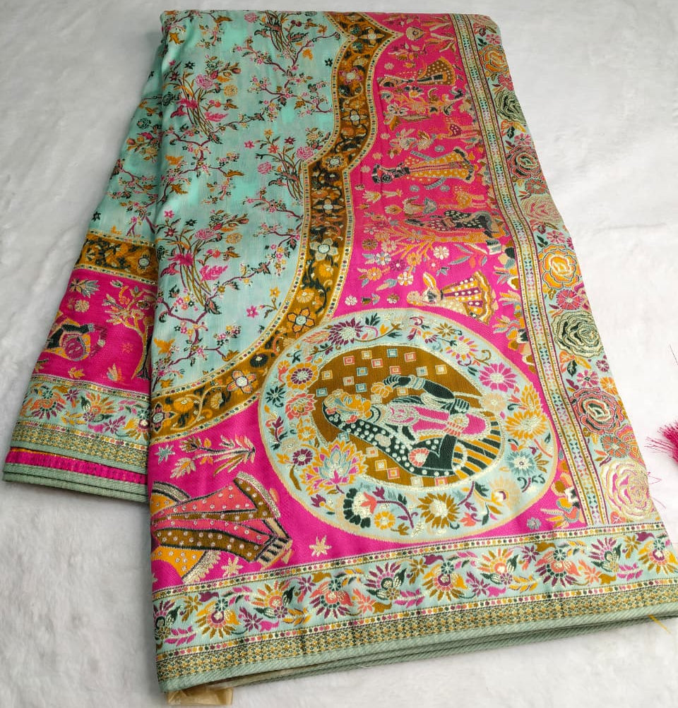 Premium Pashmina Weave Saree(Code PS-01)