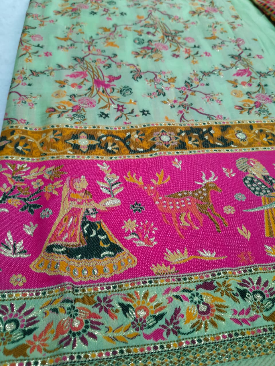 Premium Pashmina Weave Saree(Code PS-01)