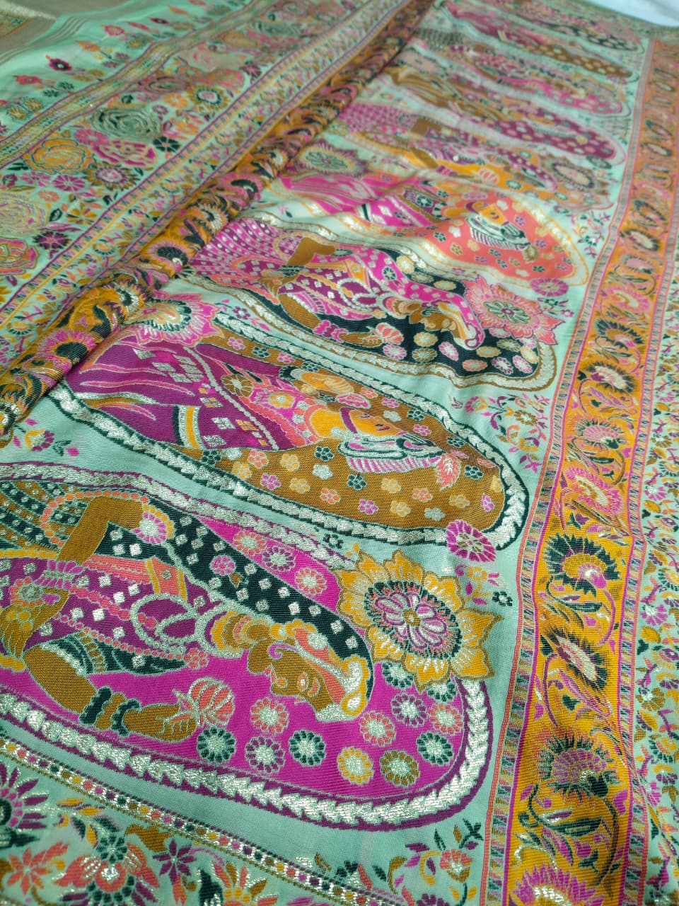 Premium Pashmina Weave Saree(Code PS-01)