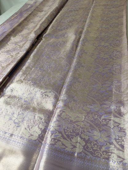 Elegant Bridal Tissue Saree with Rich Zari Weave-BT-02