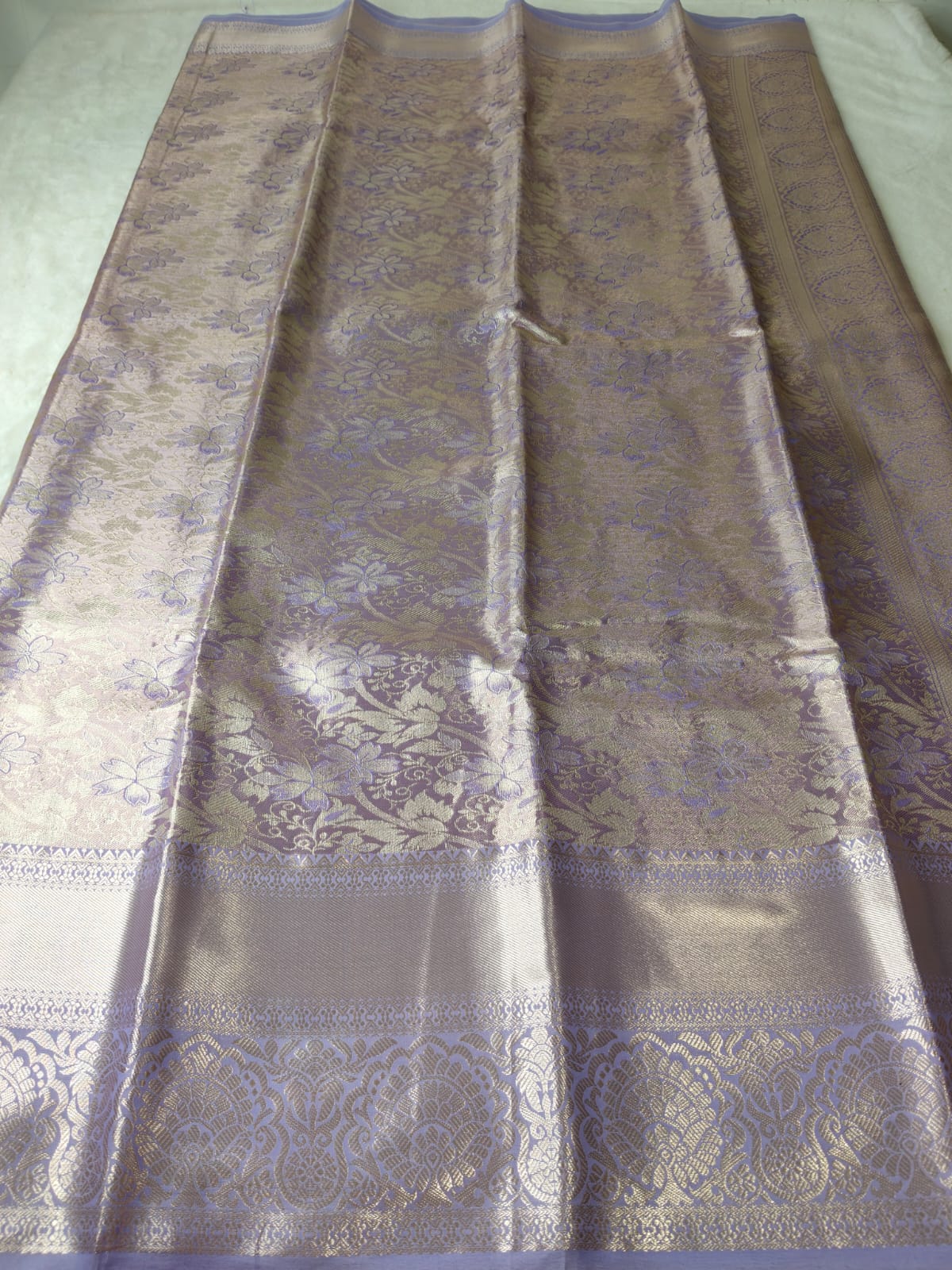 Elegant Bridal Tissue Saree with Rich Zari Weave-BT-02
