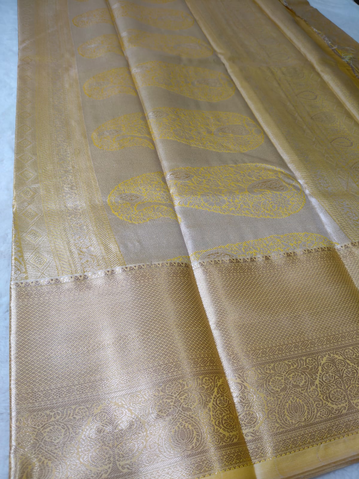 Elegant Bridal Tissue Saree with Rich Zari Weave-BT-02