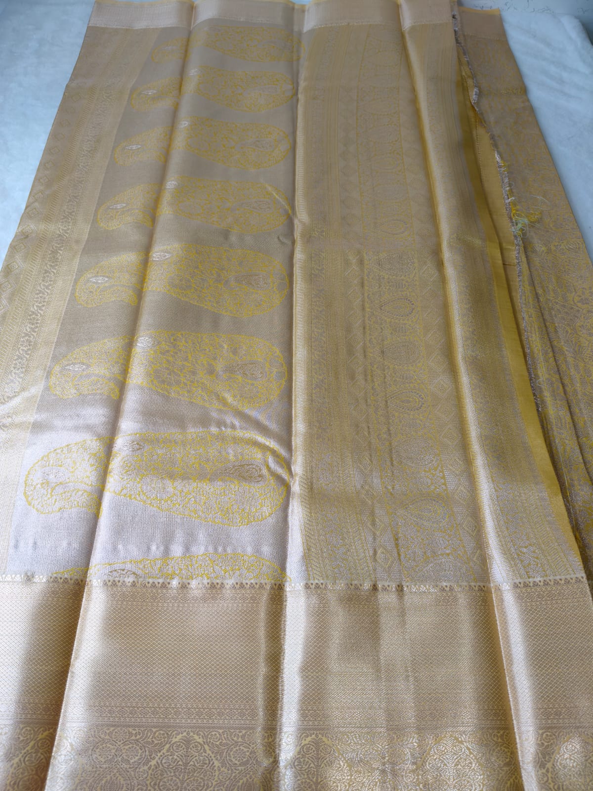 Elegant Bridal Tissue Saree with Rich Zari Weave-BT-02