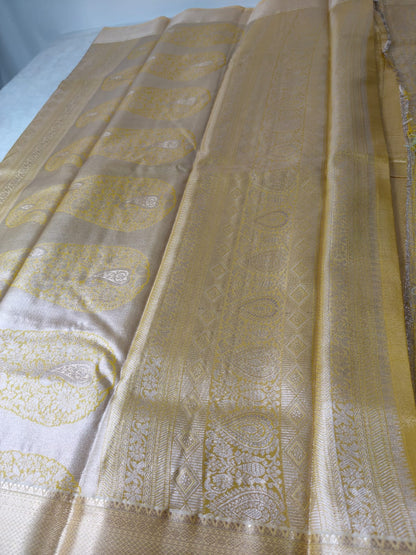 Elegant Bridal Tissue Saree with Rich Zari Weave-BT-02