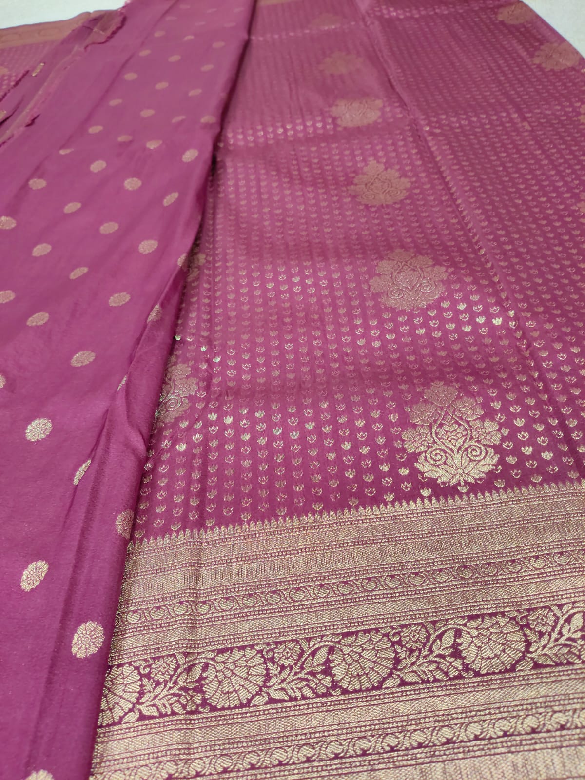 Royal Wine Zari Woven Traditional Premium semi silk Saree-SS-85