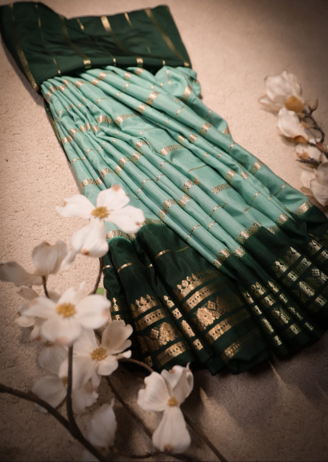 Mysore Binny Crepe Saree(Code SS-07)