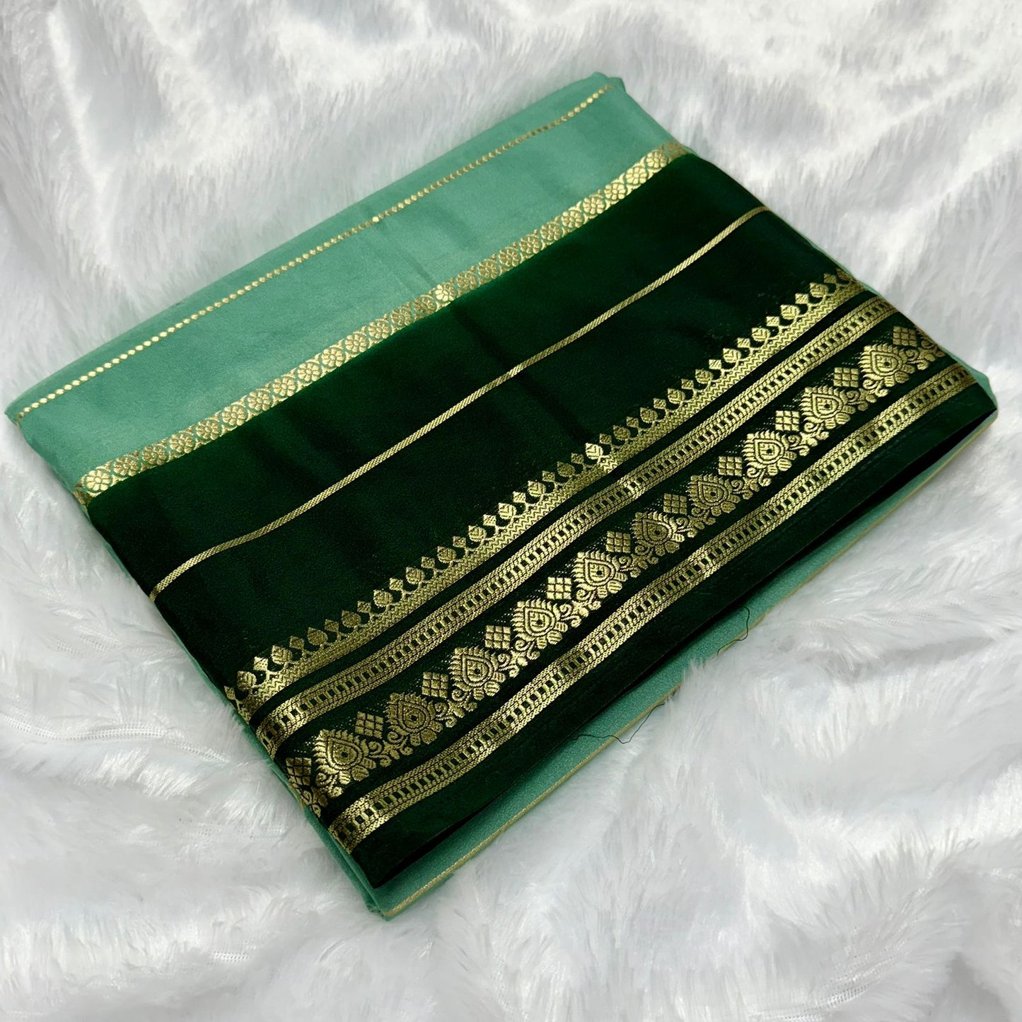 Mysore Binny Crepe Saree(Code SS-07)