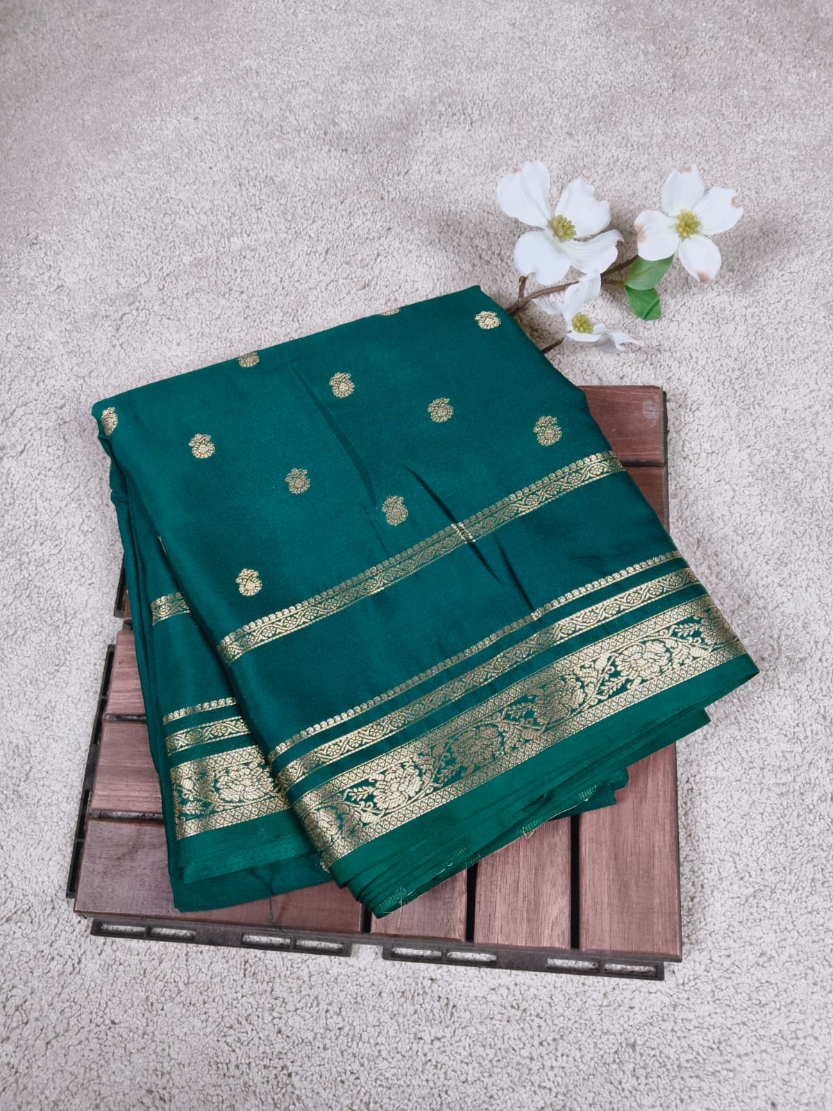 Premium Soft Crepe Silk Saree(Code SS-11)