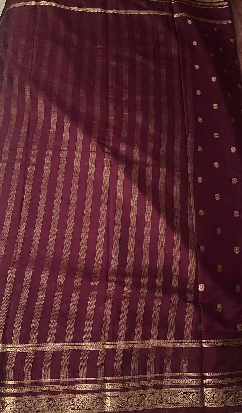 Premium Soft Crepe Silk Saree(Code SS-11)