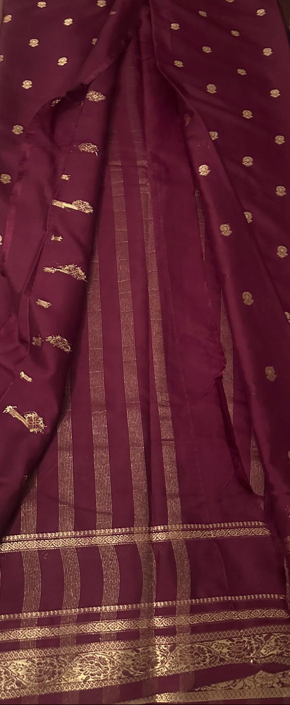 Premium Soft Crepe Silk Saree(Code SS-11)