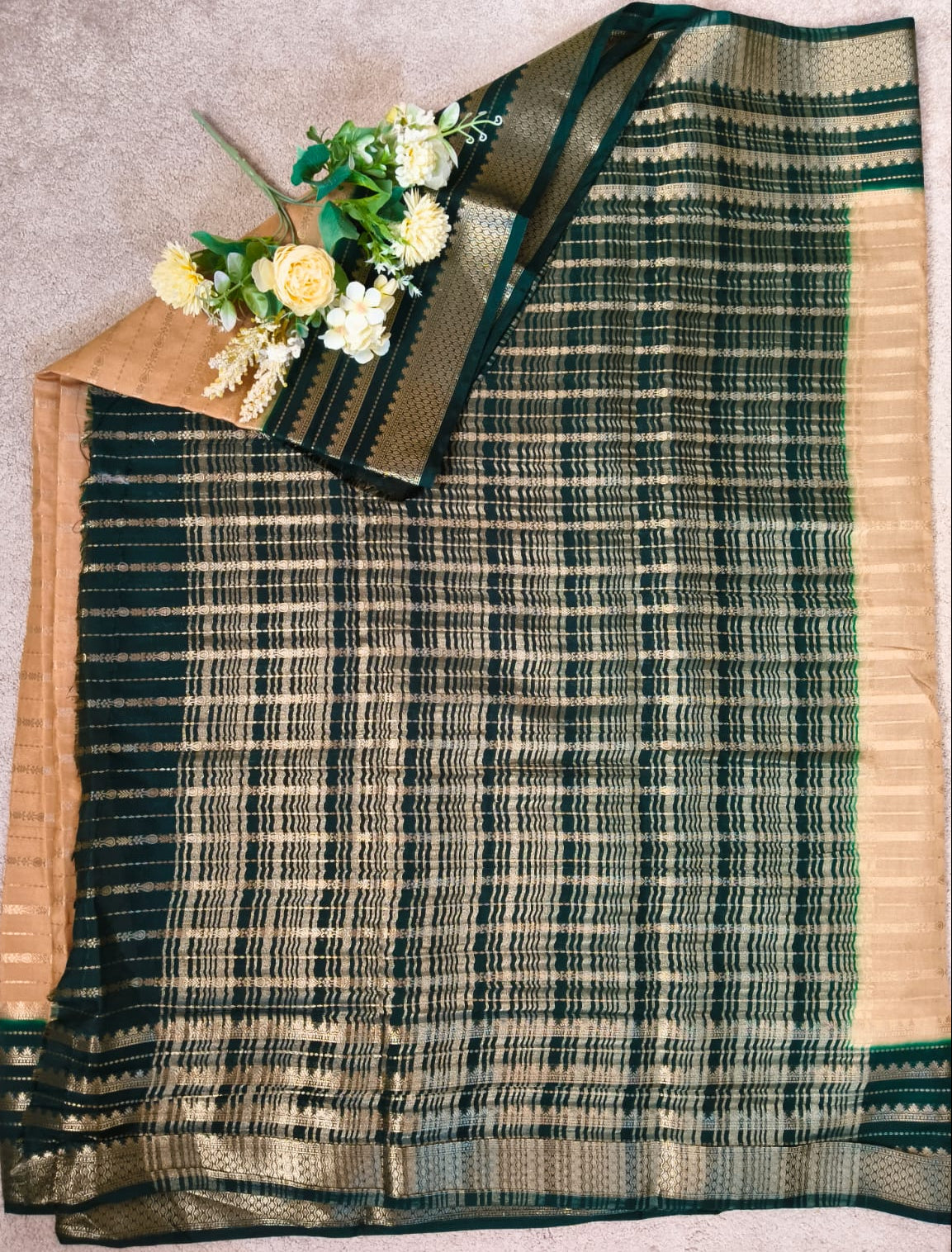 Mysore Binny Crepe Saree(Code SS-07)