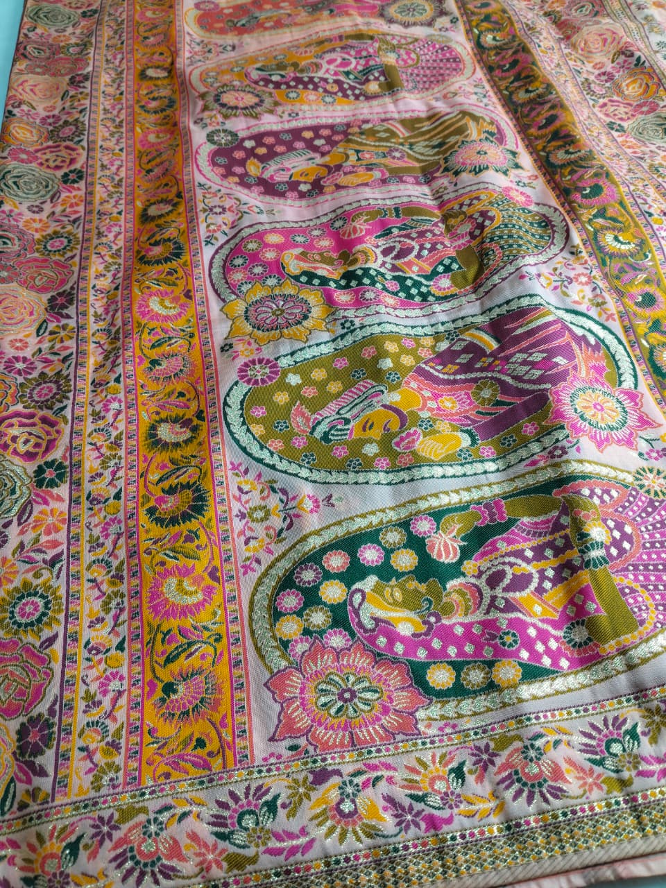 Premium Pashmina Weave Saree(Code PS-01)