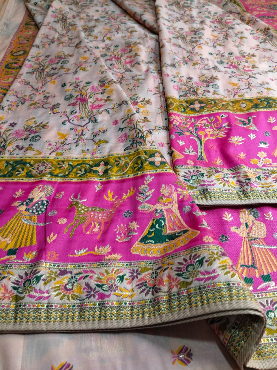 Premium Pashmina Weave Saree(Code PS-01)