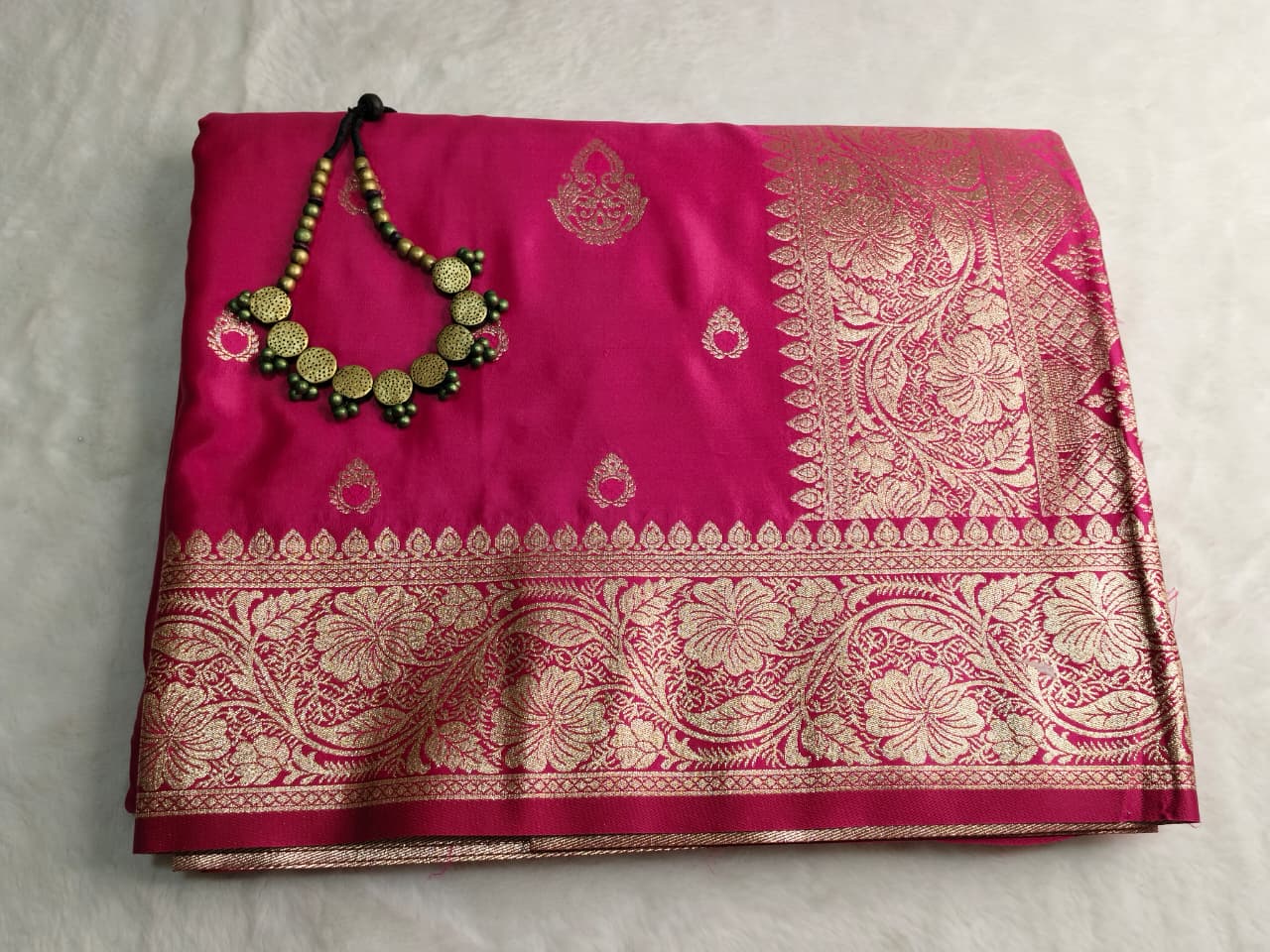 Banarasi Mushroo Silk Saree(Code PS-02)