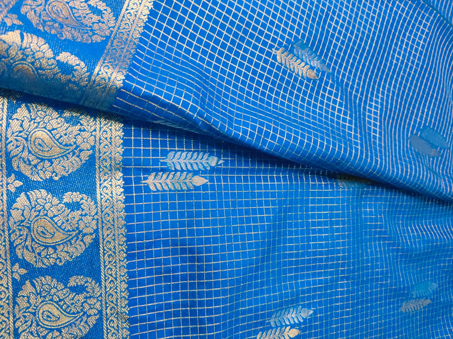 Semi Crepe Silk Saree with Rich Zari Border - SS-99